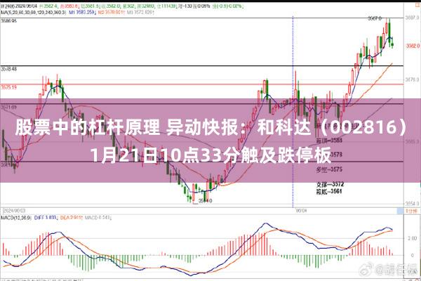 股票中的杠杆原理 异动快报：和科达（002816）1月21日10点33分触及跌停板